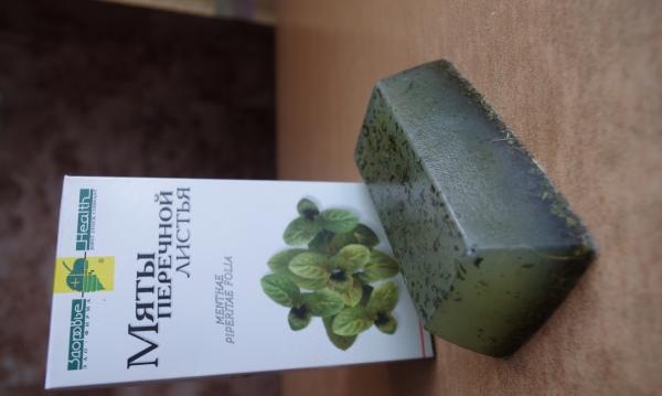 DIY mint soap