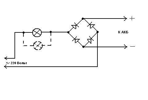 The simplest battery charger