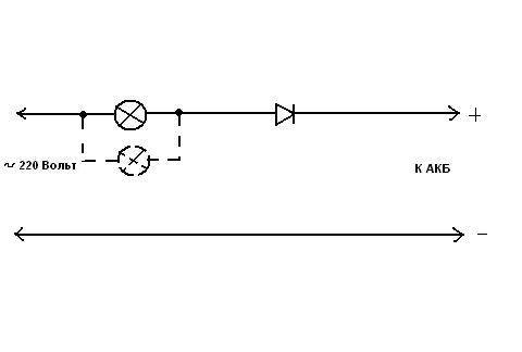 The simplest battery charger