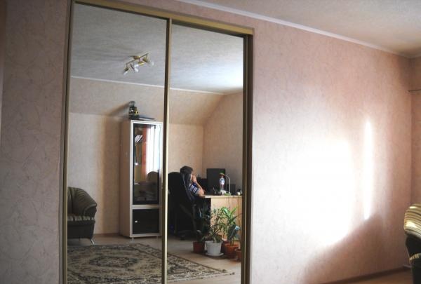 Dressing room in the attic