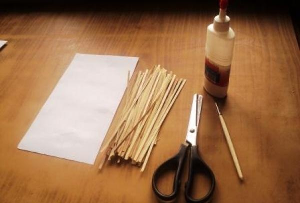 Making a painting from veneer