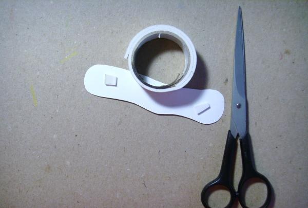 glue with double sided tape