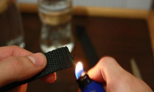 melt with a lighter