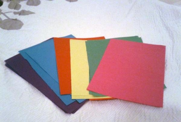 colored paper