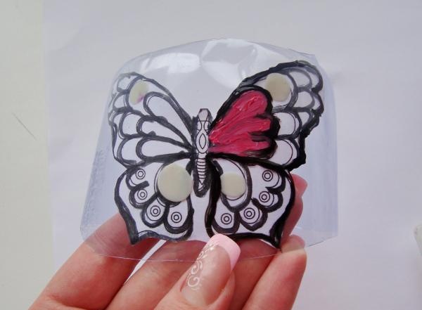 Stained glass butterfly