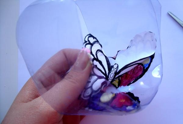 Stained glass butterfly