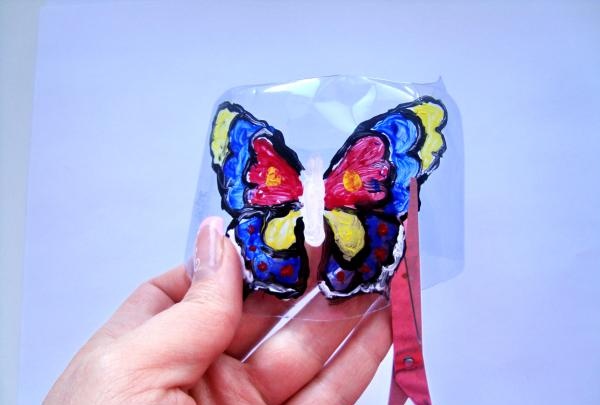 Stained glass butterfly