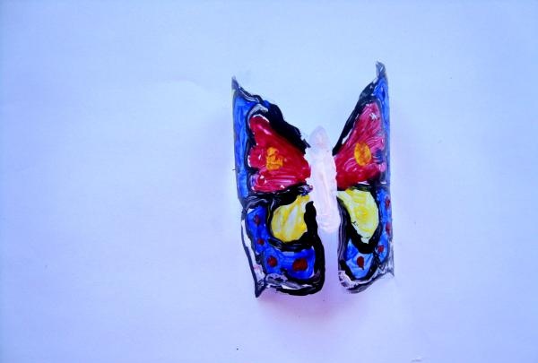 Stained glass butterfly