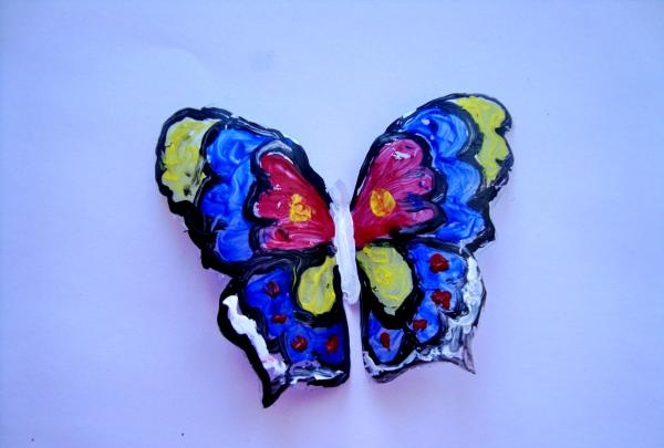 Stained glass butterfly