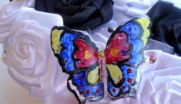 Stained glass butterfly