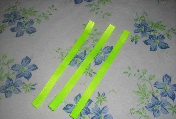 cut out three long strips