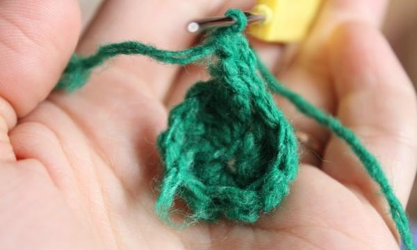 Crochet flowering cacti