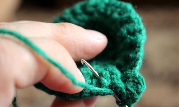 Crochet flowering cacti