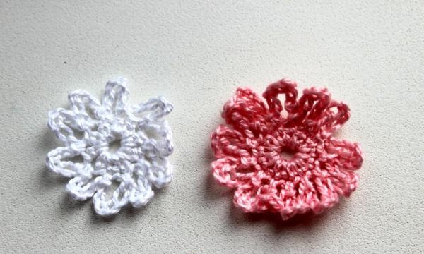 Crochet flowering cacti