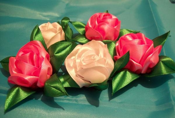 satin ribbon hairpin