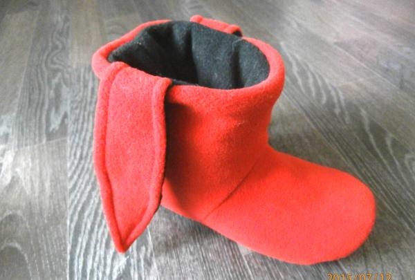 sewing home slippers and boots