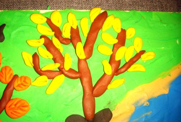 plasticine painting