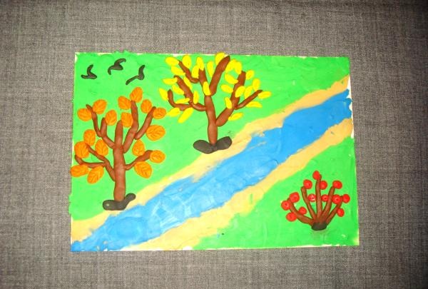 plasticine painting