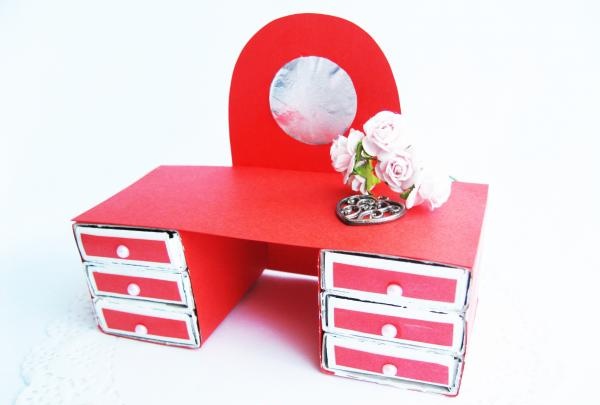 matchbox dressing table