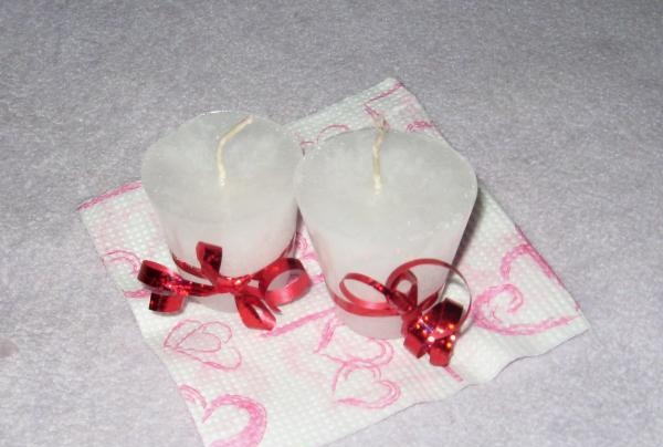 Handmade scented candles