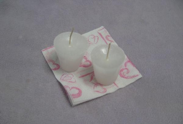 Handmade scented candles