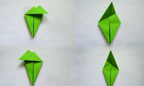 ozdobte dárek květinami origami