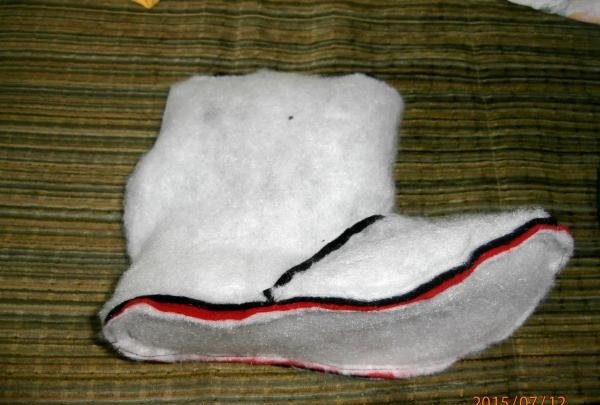 sewing home slippers and boots