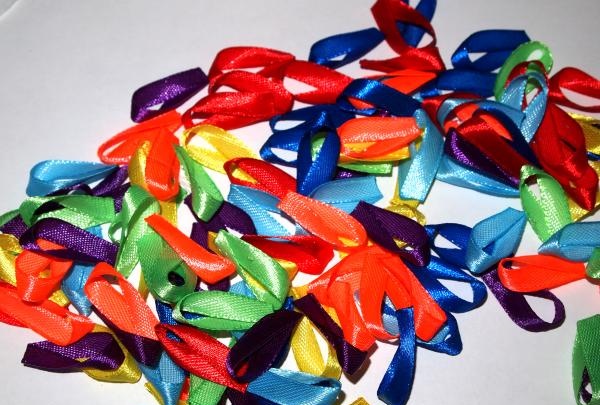 rainbow hair decorations