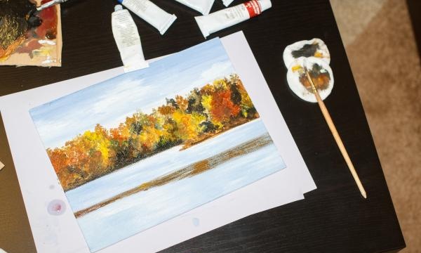 Oil painting Breath of Autumn