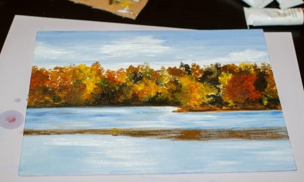 Oil painting Breath of Autumn