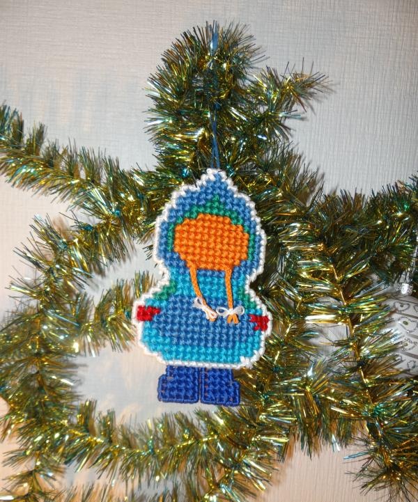 Double-sided Snow Maiden Christmas tree toy