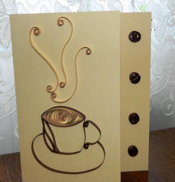 DIY Coffee Postcard