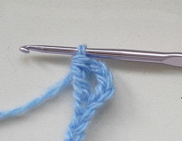 How to crochet a blue rose