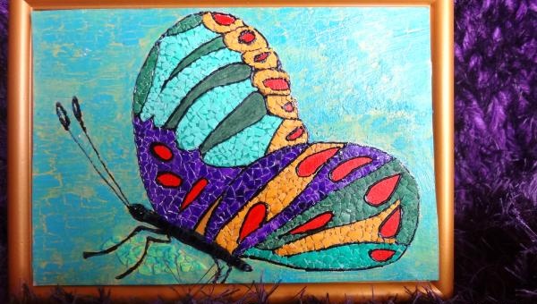 eggshell mosaic painting