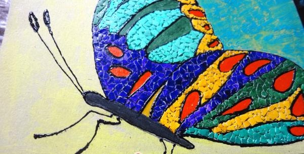 eggshell mosaic painting