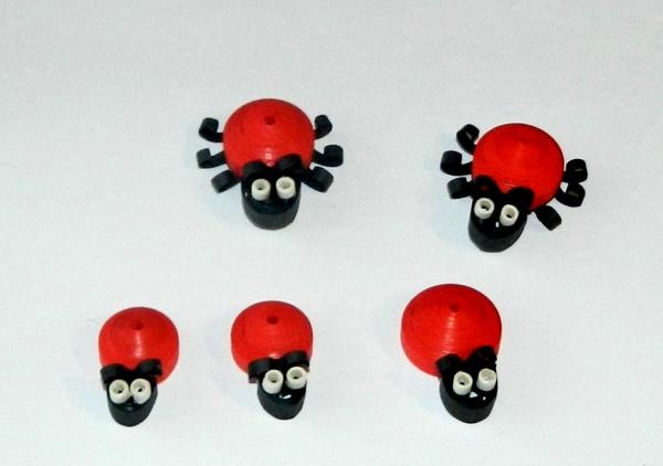 ladybugs postcard