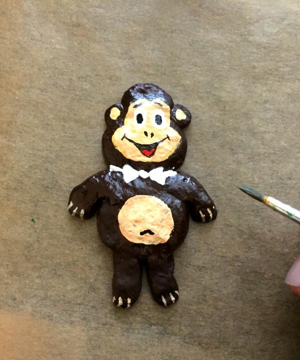 Salt dough monkey