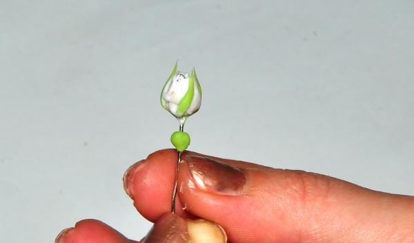 cold porcelain rose ring