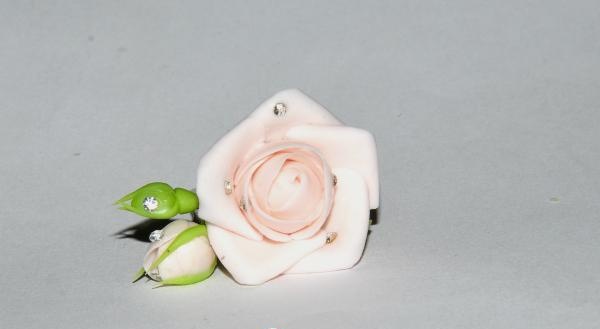 cold porcelain rose ring