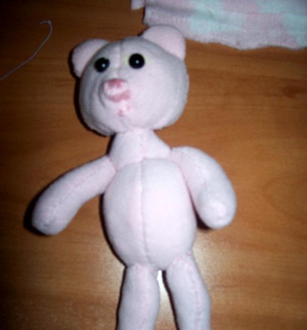 How to make a pink teddy bear