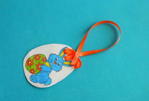 Easter bunny pendant