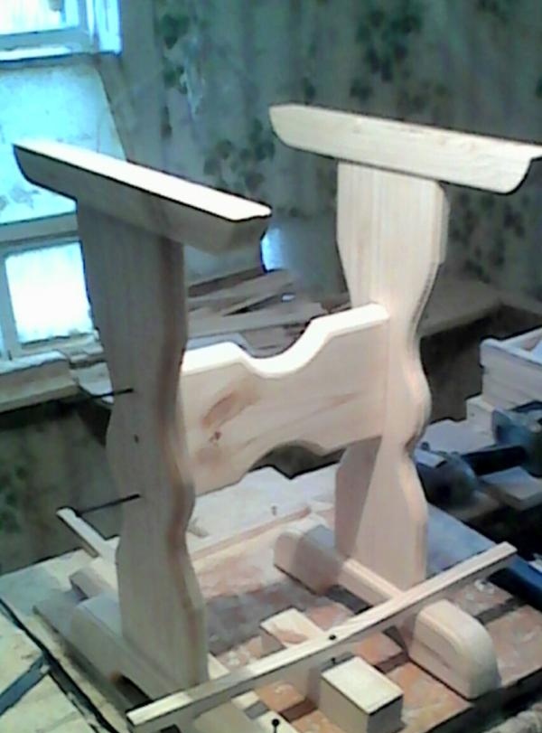 Wooden stool