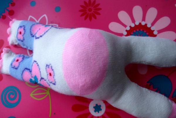 Fragrant cat from a sock