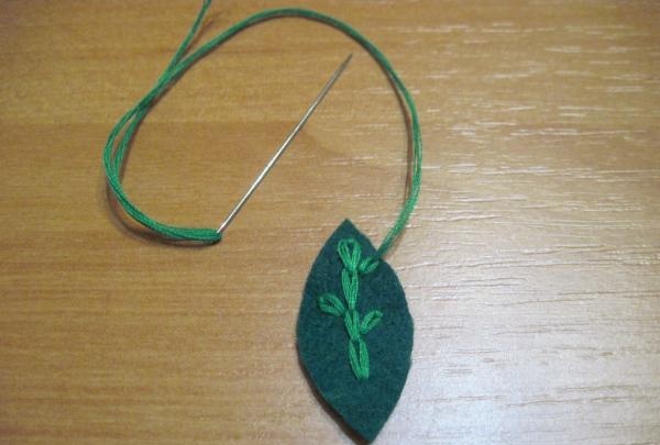 Felt bookmark