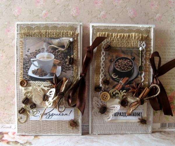 DIY coffee cards