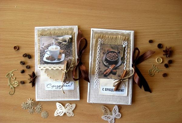 DIY coffee cards