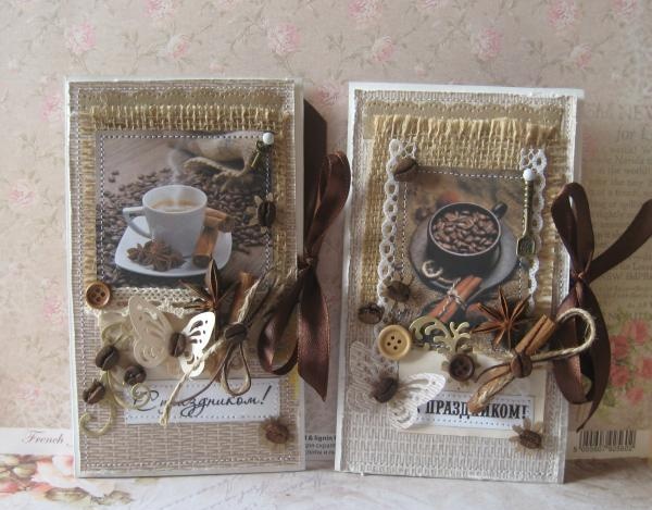 DIY coffee cards