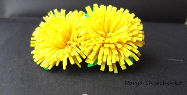 hair clip Dandelions