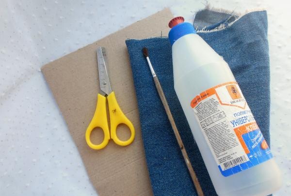 Denim photo frame