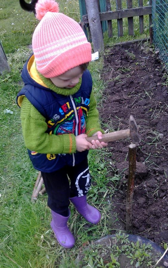 DIY wattle fence